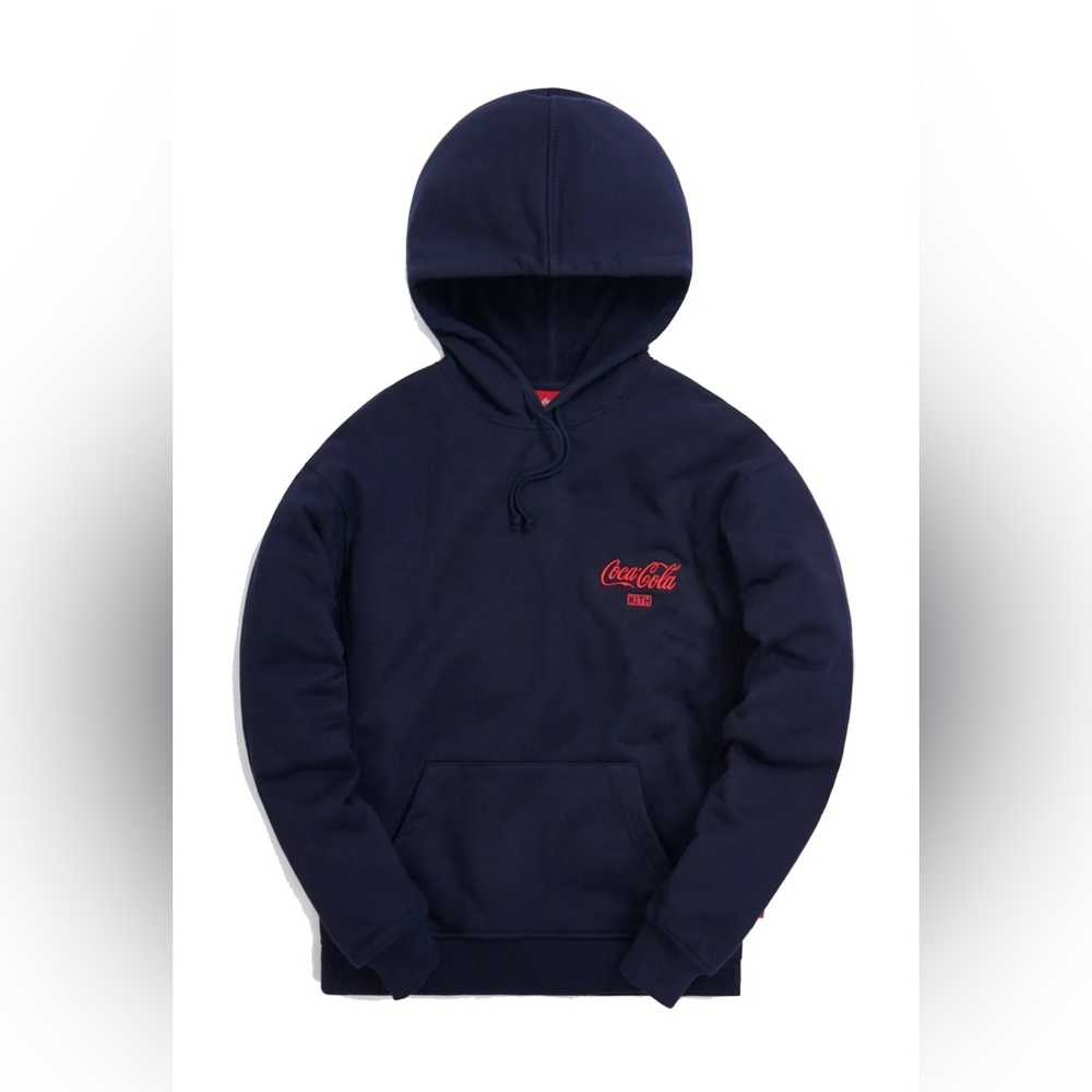 Brand new Kith x Coca Cola Ribbon logo hoodie size XS
